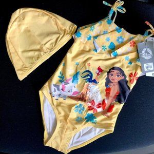 BNWT Disney Store Licensed Moana girls bathers